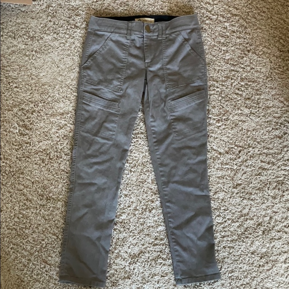 Grey/Green Capri Pants